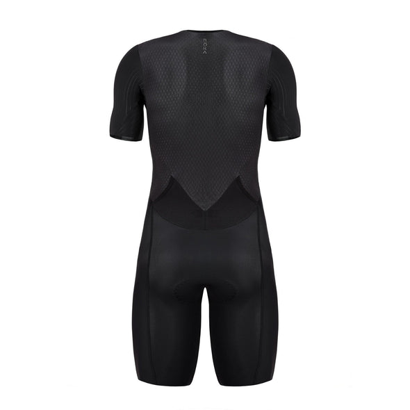 Men's Elite Aero II Short Sleeve Tri Suit (Black)