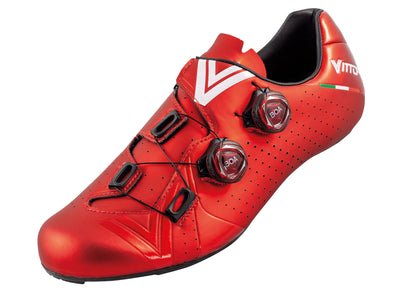 Vittoria Velar Road Cycling Shoes (Red)